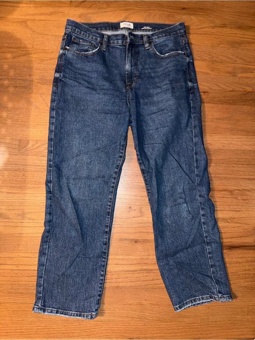 Kensie The Mila High-Rise Straight Jeans